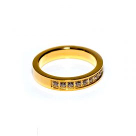 Gold Zirkon Ring